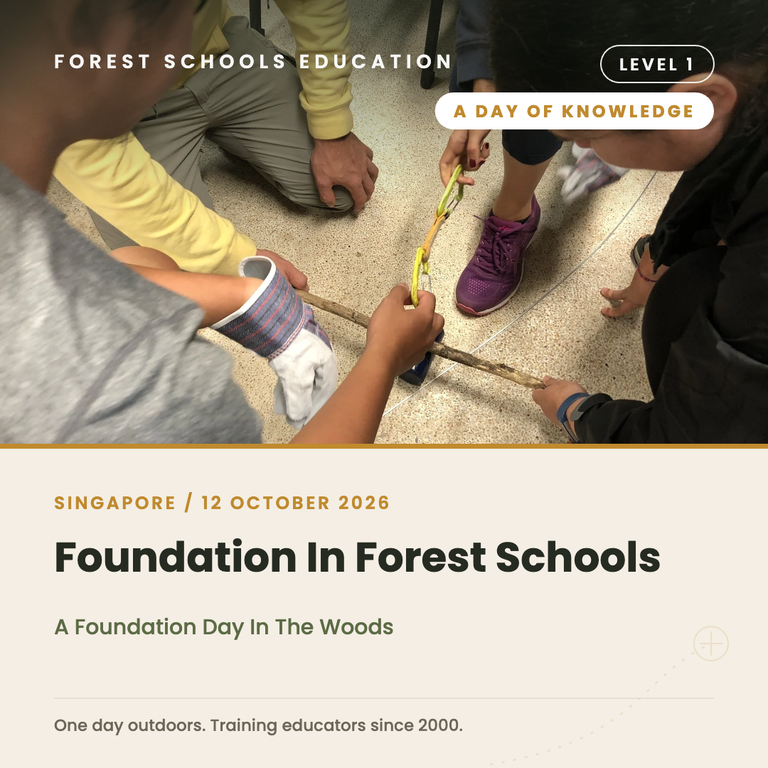 Singapore 🇸🇬 - Level 1 Foundation - Forest Schools Training
